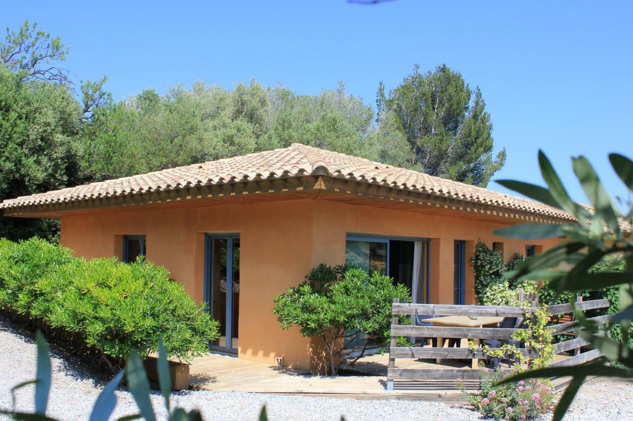 La Poussada, Maisons Ecologiques Avec Vue Mer La Palme Eksteriør billede